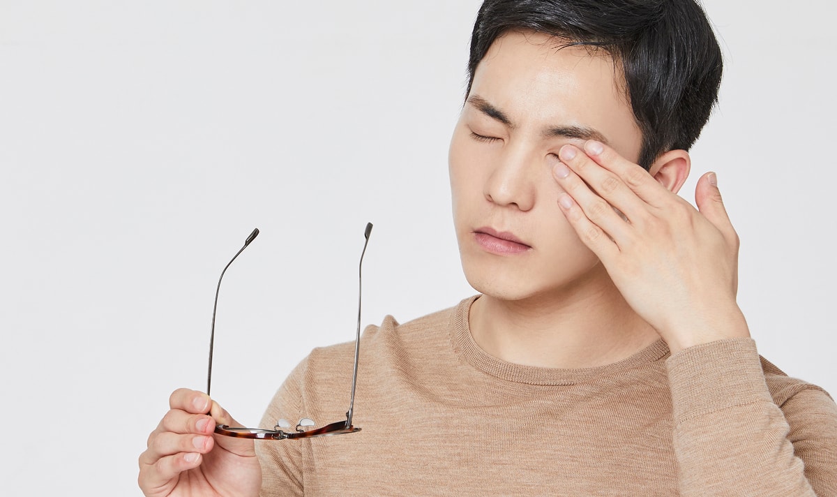각막 질환 및 상처가 있는 경우